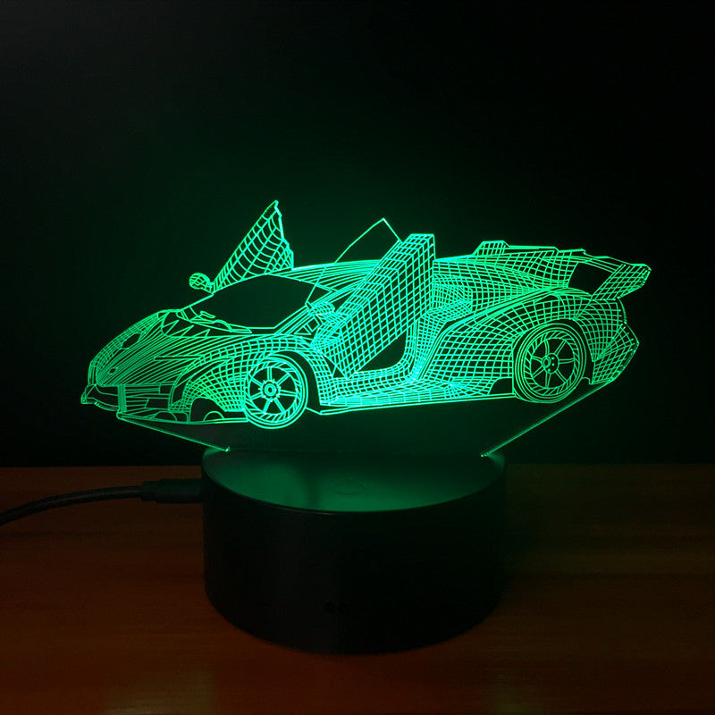 Sports Car Night Light