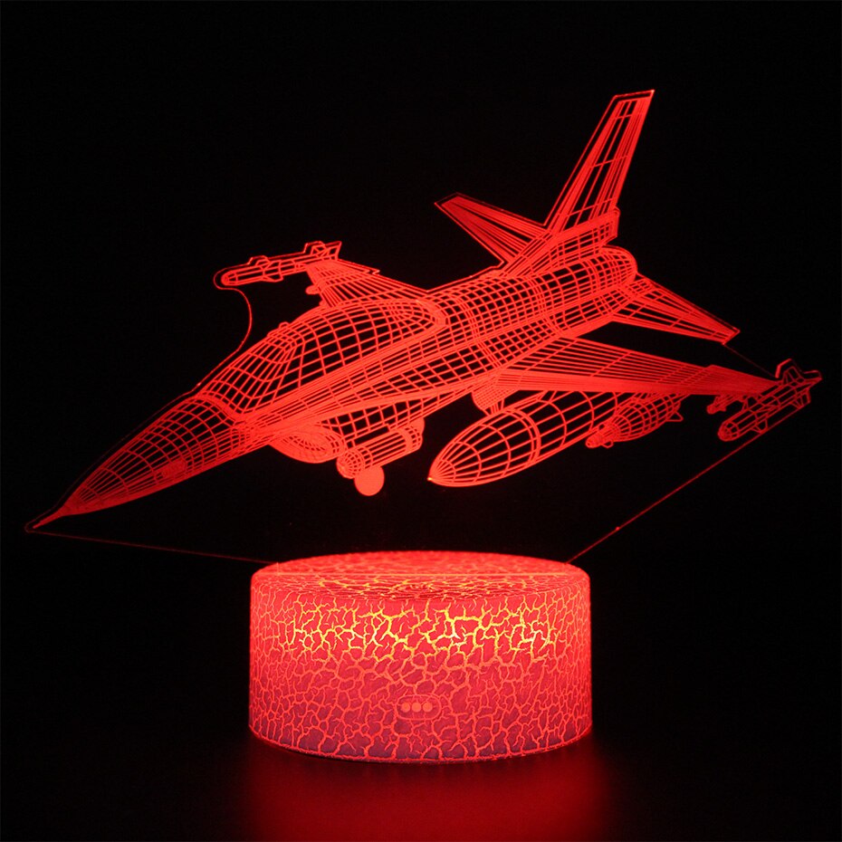 Fighter Jet Night Light