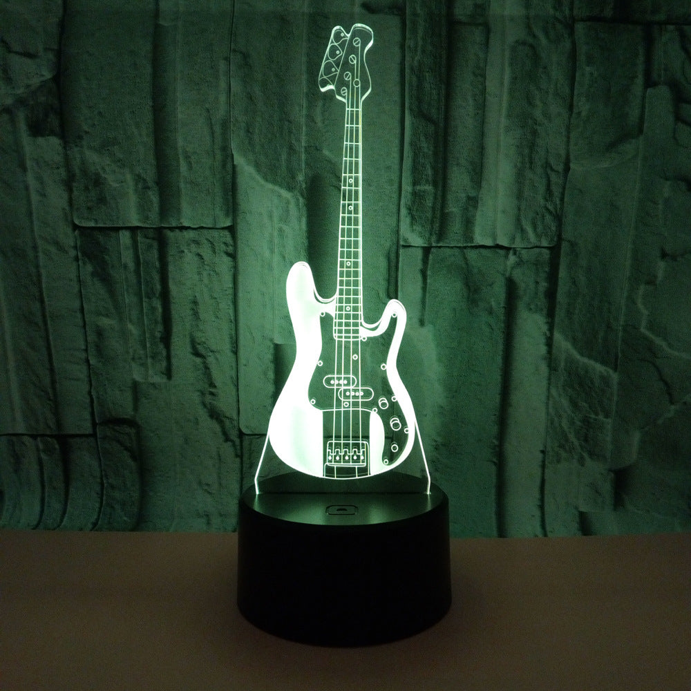 Electric guitar 3D lights