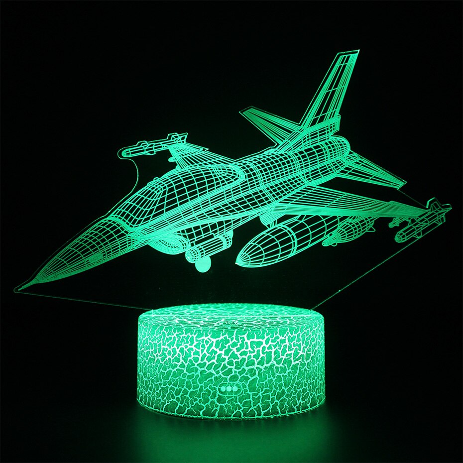 Fighter Jet Night Light