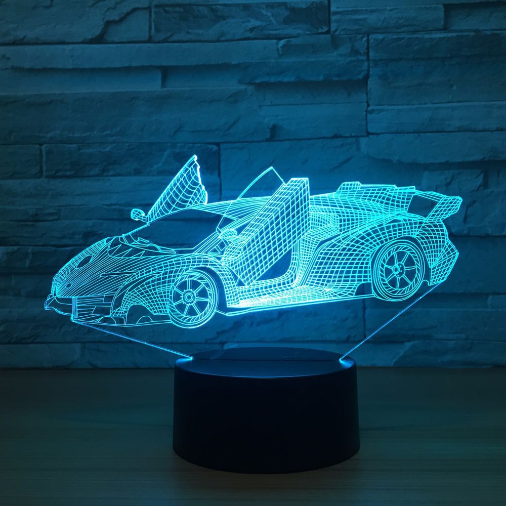 Sports Car Night Light