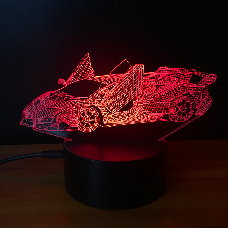 Sports Car Night Light