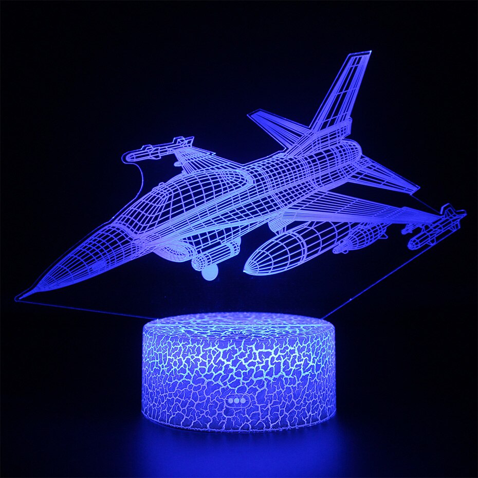 Fighter Jet Night Light