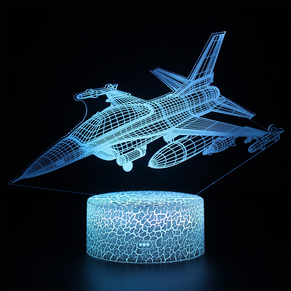 Fighter Jet Night Light