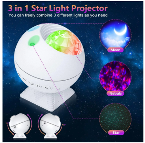 led starry sky projection lamp