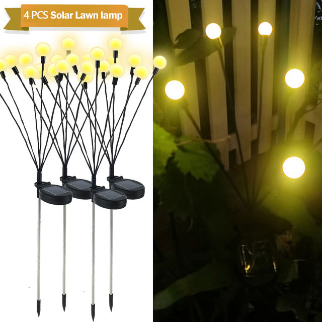 Simulation Firefly Solar Light Outdoor Garden Decoration Lawn Landscape Lamp Xmas Decor Solar LED Lights Outdoor Garden Lights