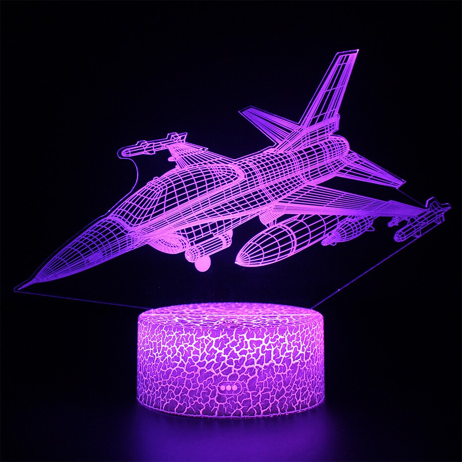 Fighter Jet Night Light