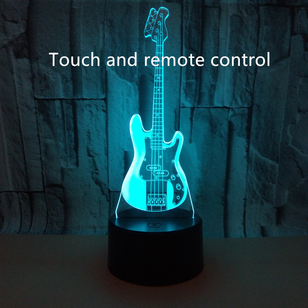 Electric guitar 3D lights