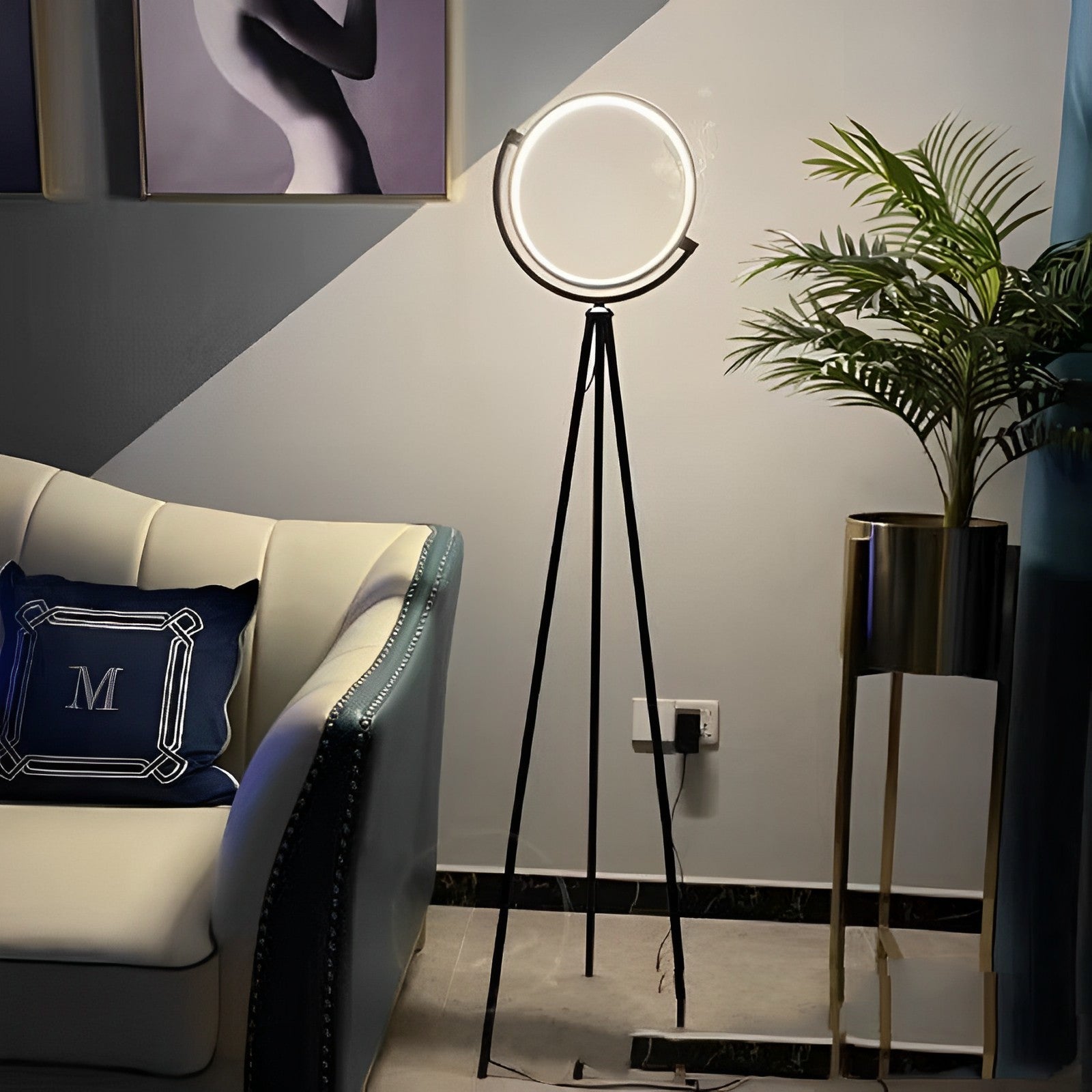 LED Halo Floor Lamp