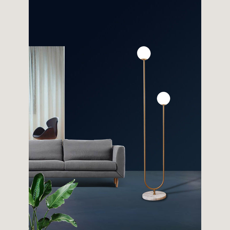 Floor Lamp Household Indoor Glass Marble