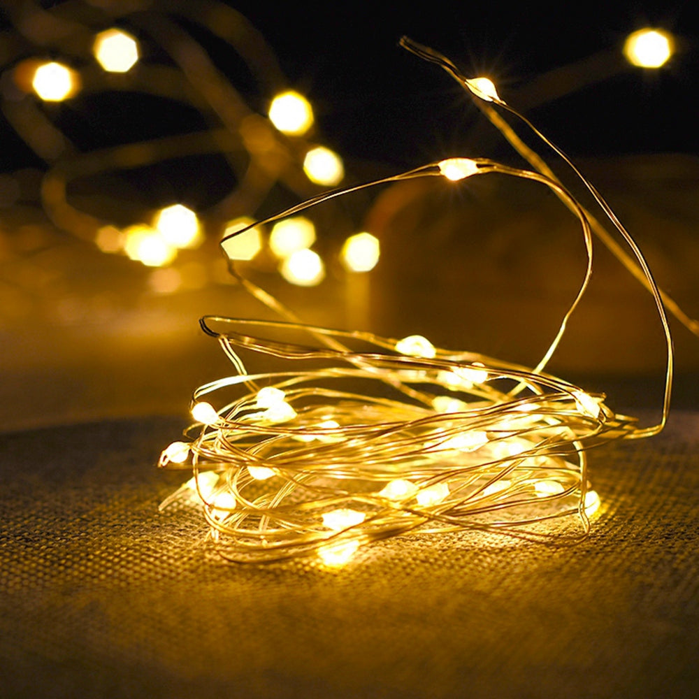 Copper Wire LED Fairy String Lights