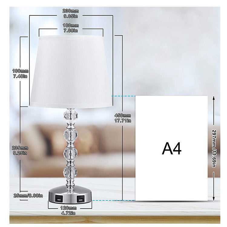 Modern Minimalist Table Lamp With Charging New
