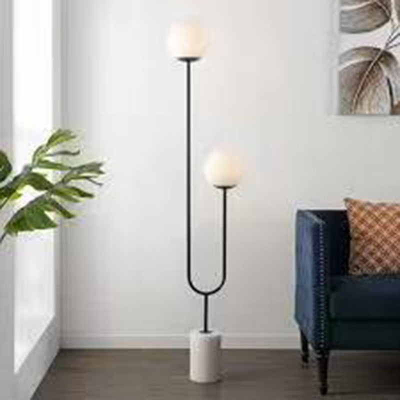 Floor Lamp Household Indoor Glass Marble